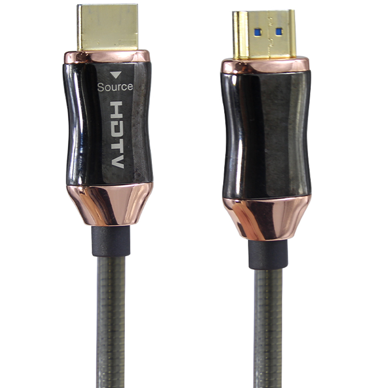 1M черный 4K HDMI кабель с плетеным экраном 24k позолоченный мужчина к мужчине 2.0 3D 60Hz