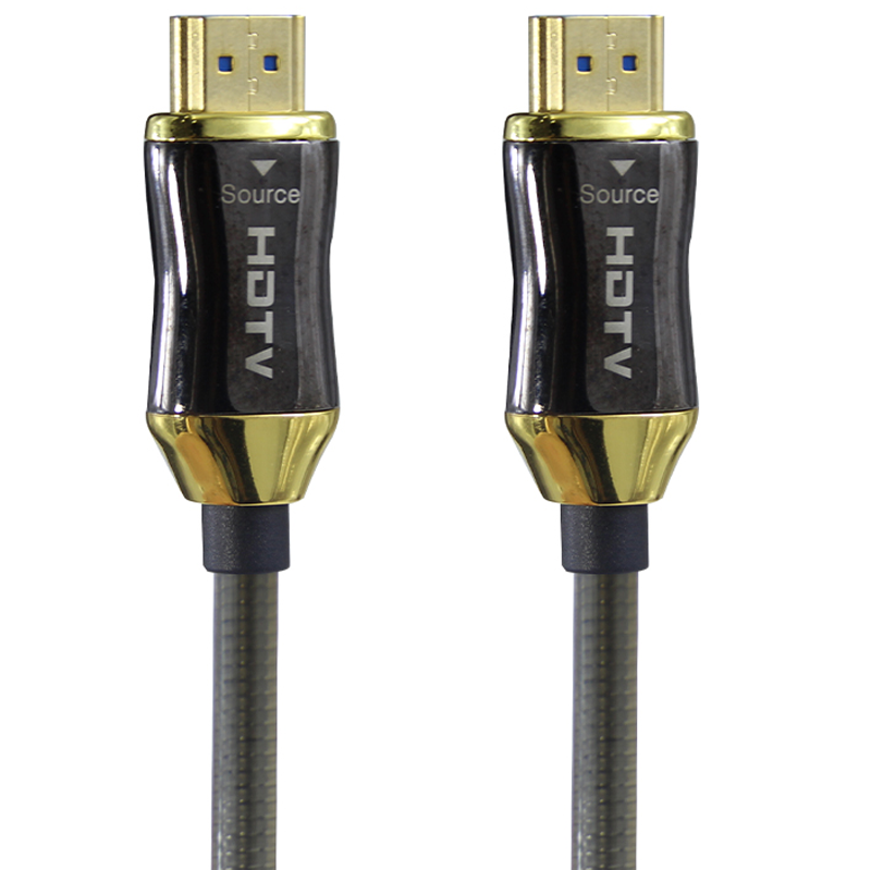 1M черный 4K HDMI кабель с плетеным экраном 24k позолоченный мужчина к мужчине 2.0 3D 60Hz